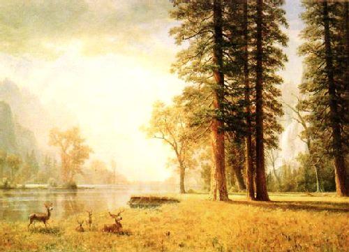 Albert Bierstadt Hetch Hetchy Valley China oil painting art